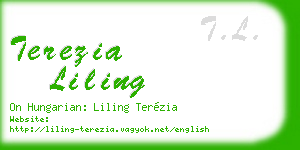 terezia liling business card